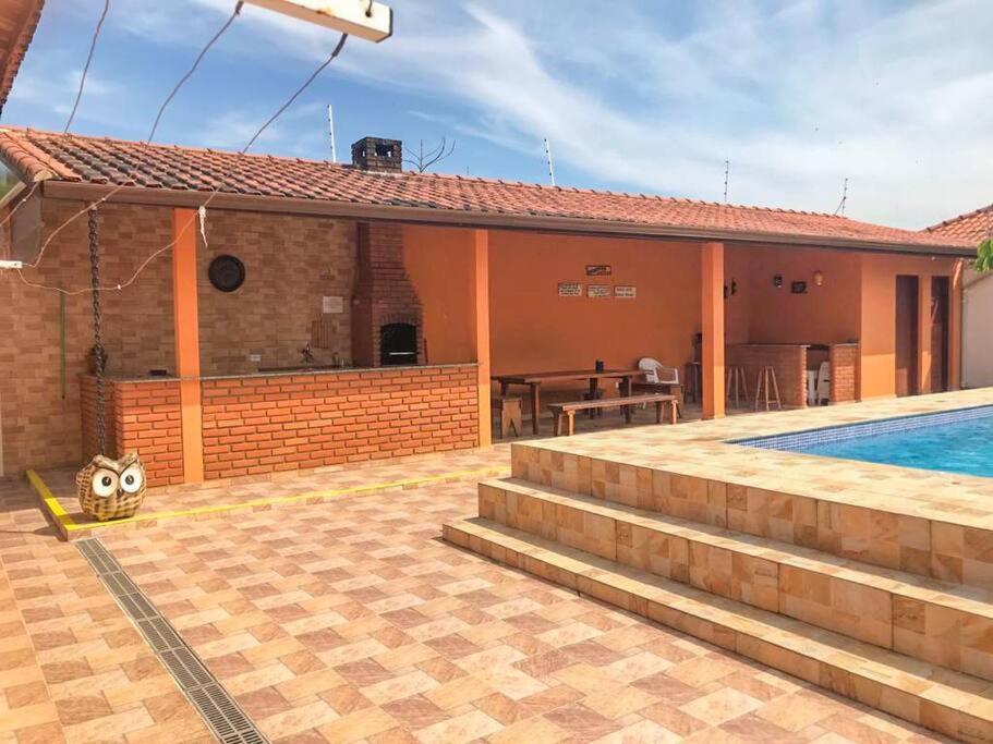 Casa Com Piscina Itanhaem Cibratel II Villa Dış mekan fotoğraf