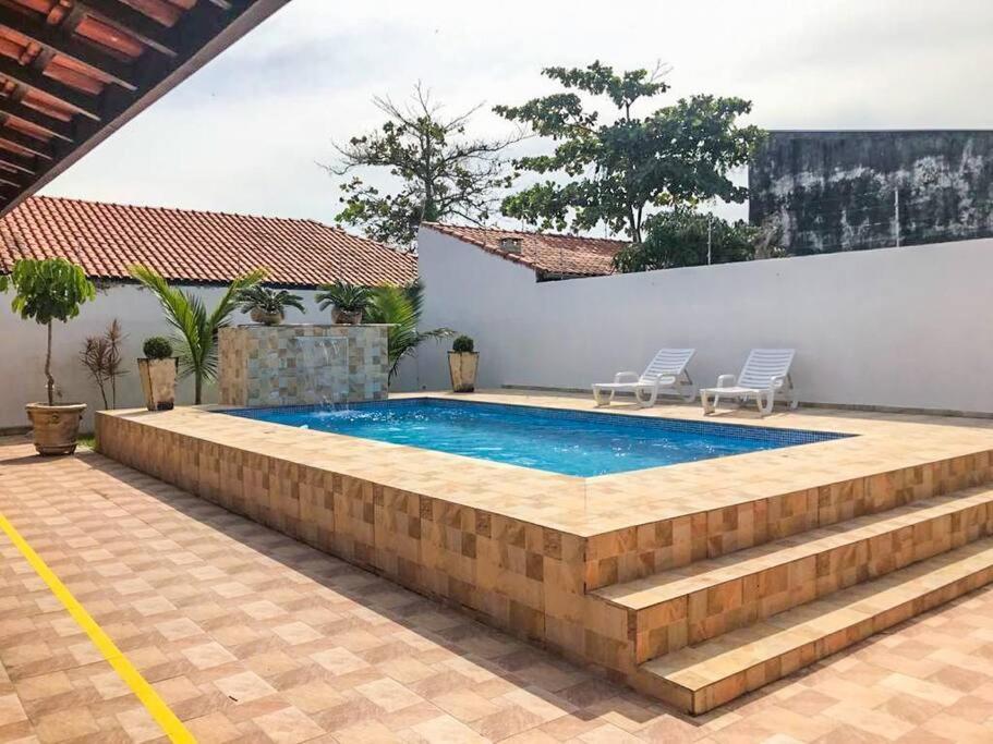 Casa Com Piscina Itanhaem Cibratel II Villa Dış mekan fotoğraf